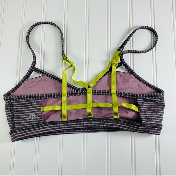 Lululemon Seek the Heat Sports Bra Sz 6 Purple - Picture 4 of 8